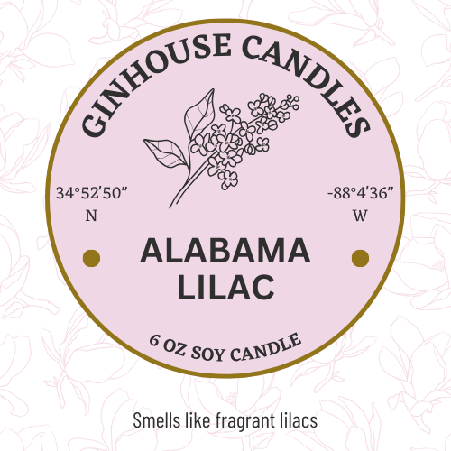 ginhouse candles alabama lilac