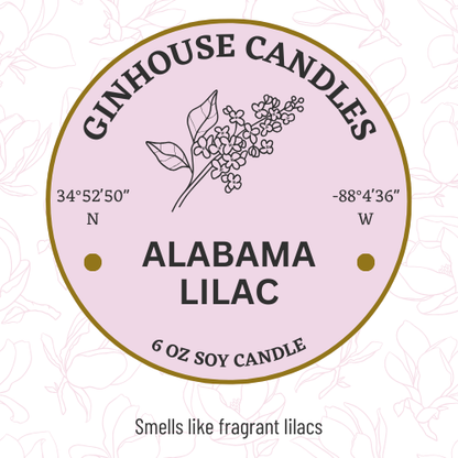 ginhouse candles alabama lilac