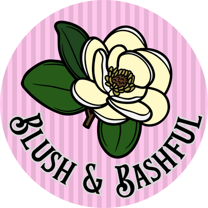 southern charm stickers blush and bashful
