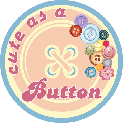 southern charm stickers cute as a button