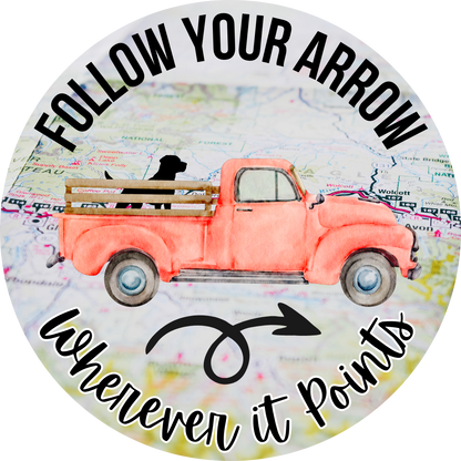 southern charm stickers follow your arrow