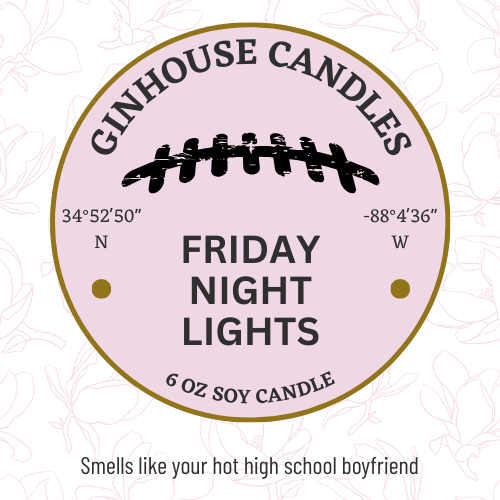 ginhouse candles friday night lights