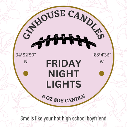 ginhouse candles friday night lights