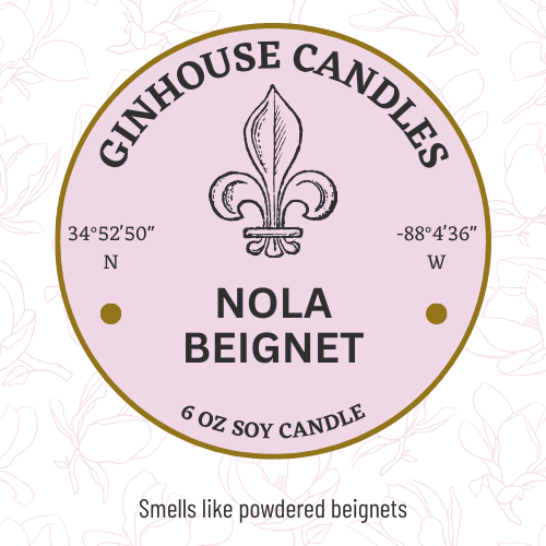 ginhouse candles nola beignet