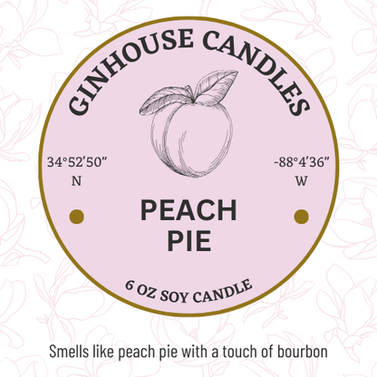 ginhouse candles peach pie