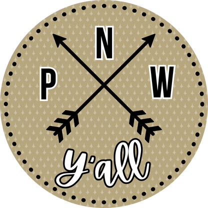 southern charm stickers pnw yall