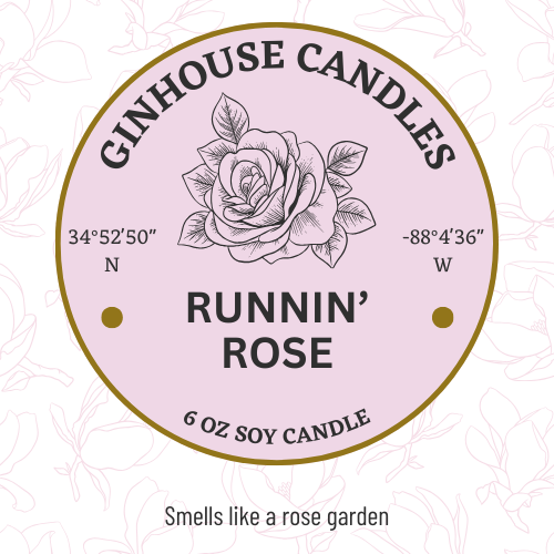 ginhouse candles runnin rose