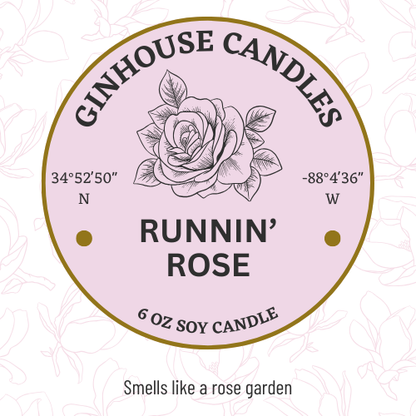 ginhouse candles runnin rose