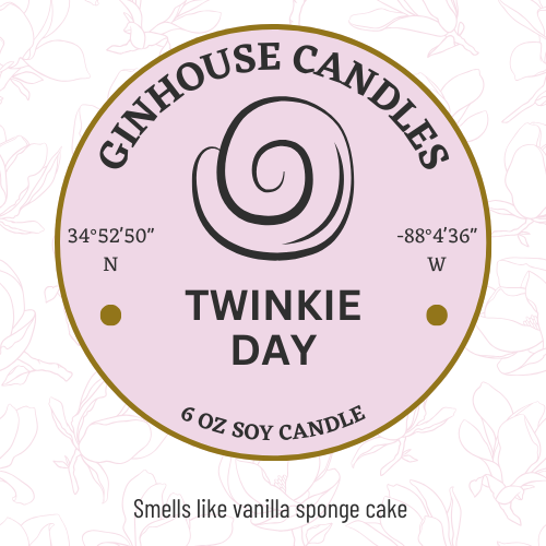 ginhouse candles twinkie day