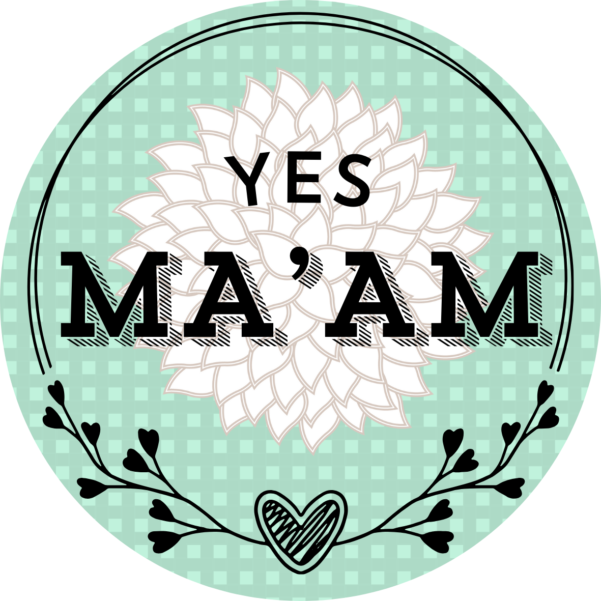 southern charm stickers yes maam