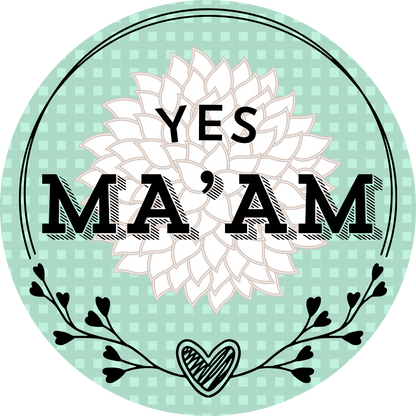 southern charm stickers yes maam