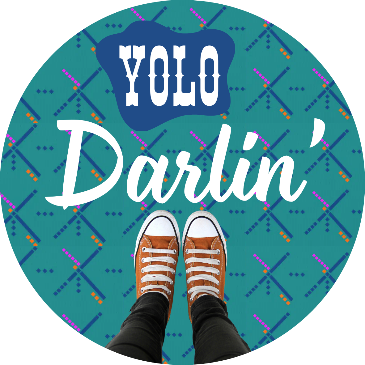 southern charm stickers yolo darlin